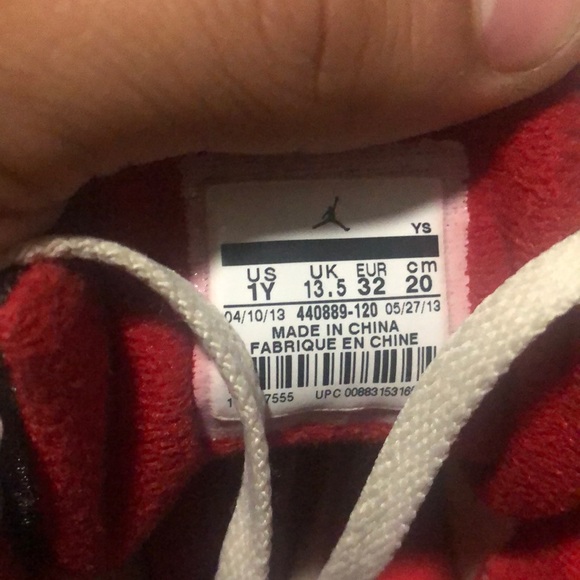 Jordan 5 size 1y - Picture 3 of 5